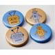 Custom 45mm pin badges for your Geocaching, munzee or Team event